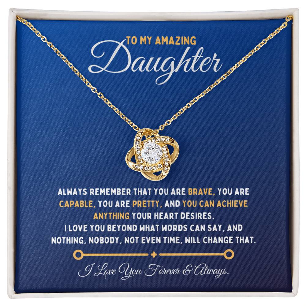 My daughter, you are Brave, Capable and Pretty BL-AMZ