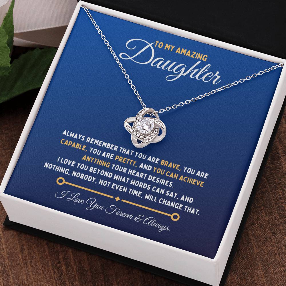 My daughter, you are Brave, Capable and Pretty BL-AMZ