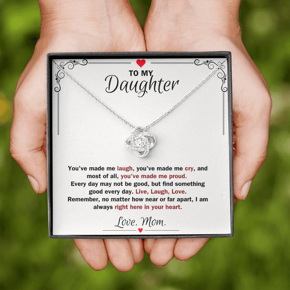 My Daughter, You've Made Me Proud Necklace