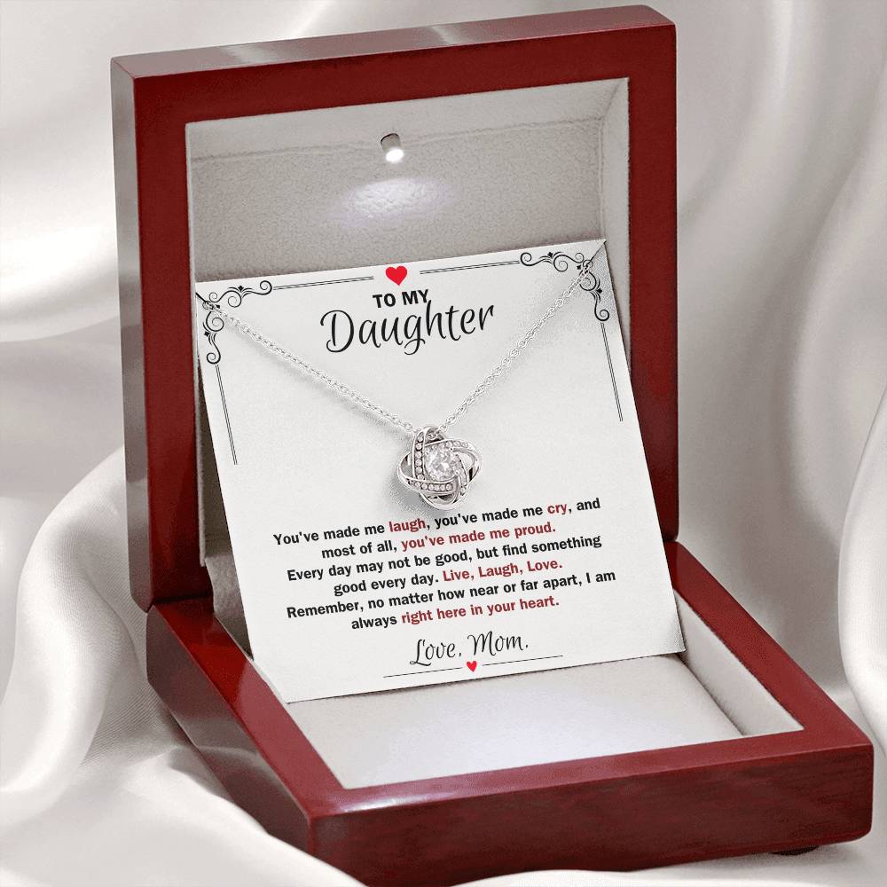 My Daughter, You've Made Me Proud Necklace