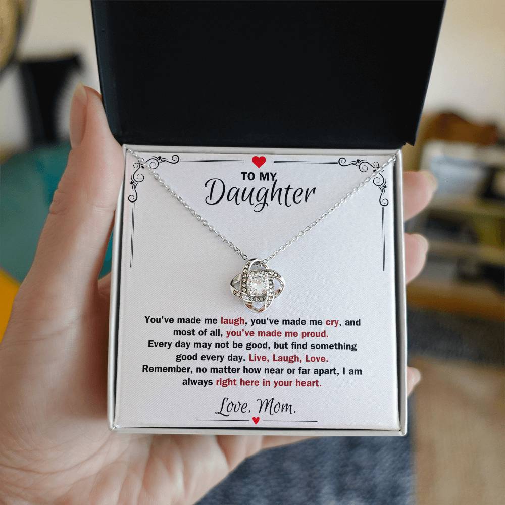 My Daughter, You've Made Me Proud Necklace