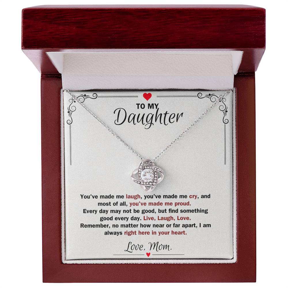 My Daughter, You've Made Me Proud Necklace