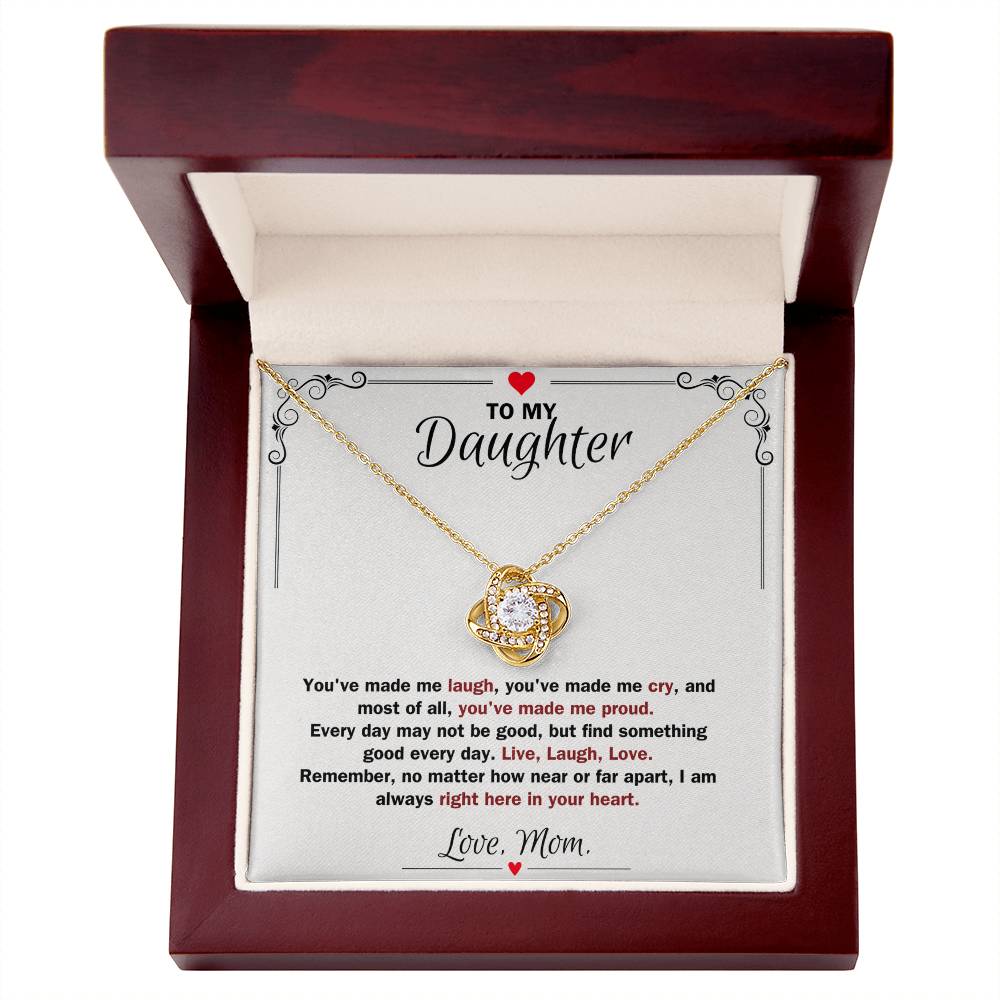 My Daughter, You've Made Me Proud Necklace