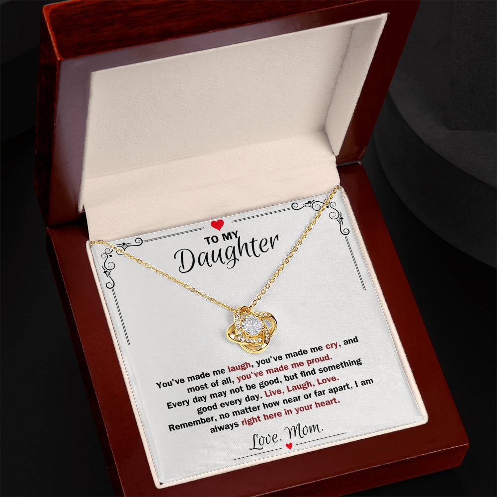My Daughter, You've Made Me Proud Necklace