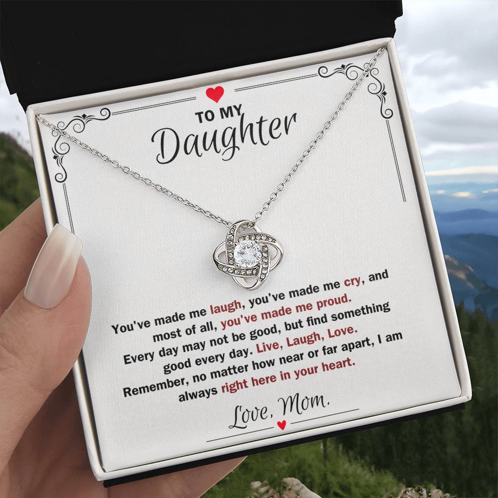 My Daughter, You've Made Me Proud Necklace
