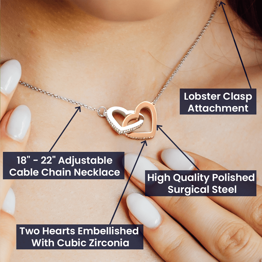 Personalized To My Daughter You Are Always In My Heart Necklace