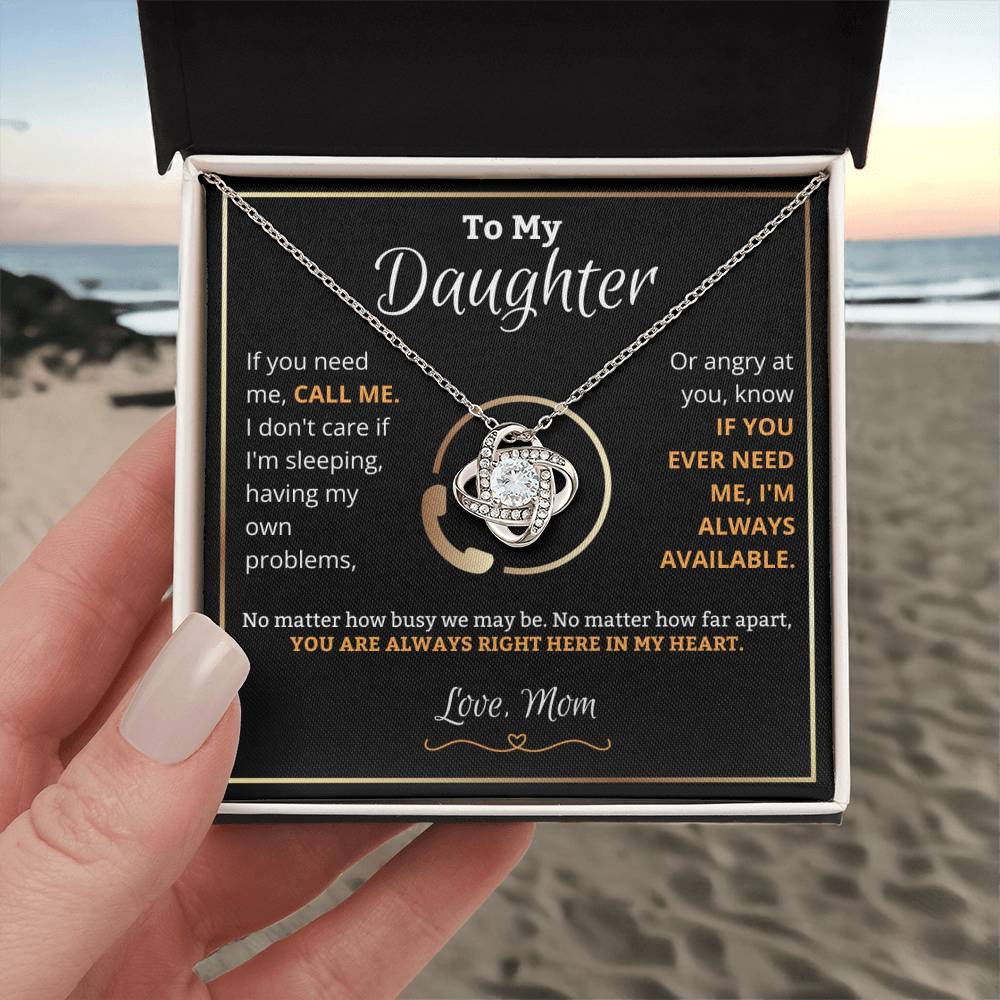 To My Daughter, Call Me