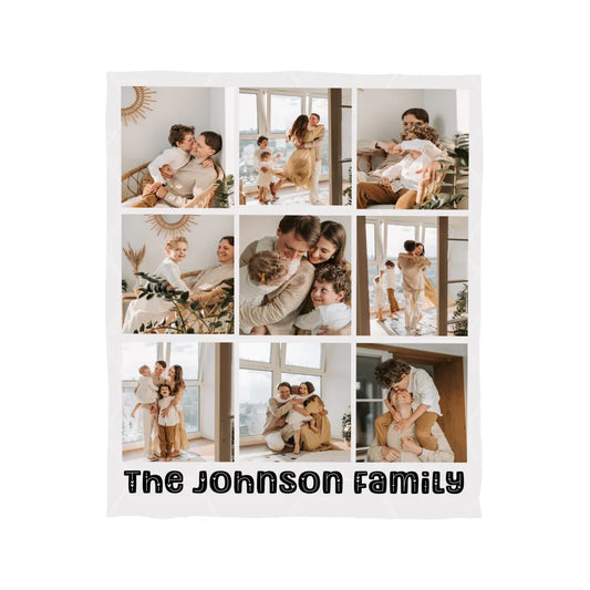 Personalized Family Blanket