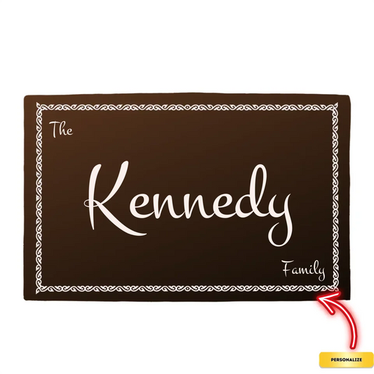 Family Name Welcome Mat