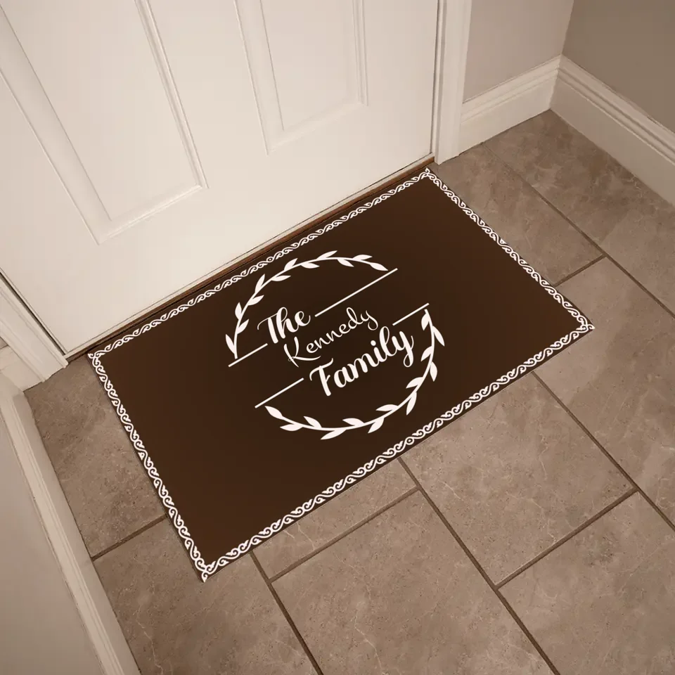 Regal Family Name Welcome Mat