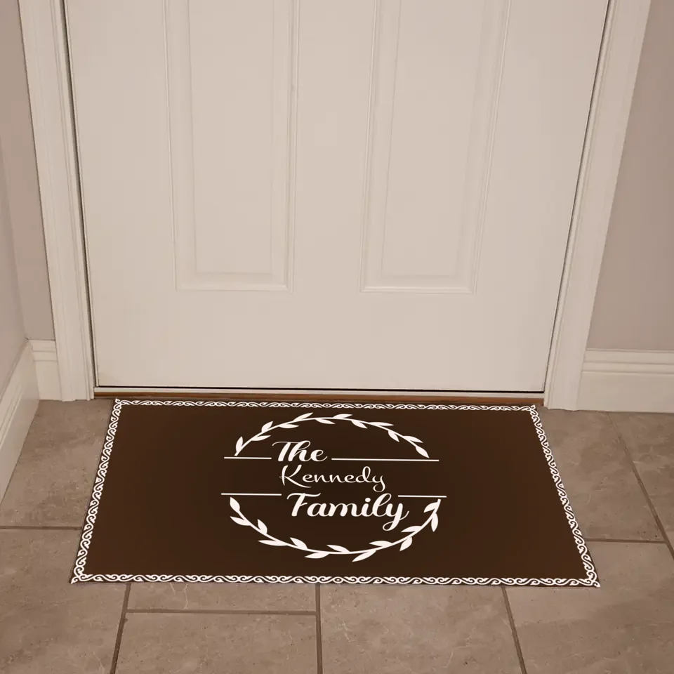 Regal Family Name Welcome Mat