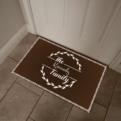 Regal Family Name Welcome Mat