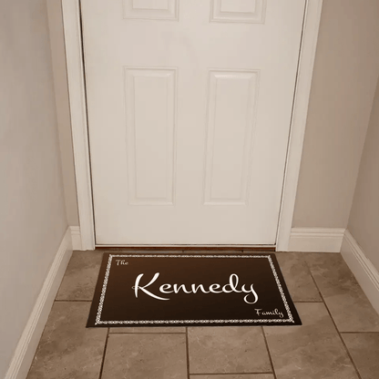 Family Name Welcome Mat