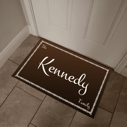 Family Name Welcome Mat