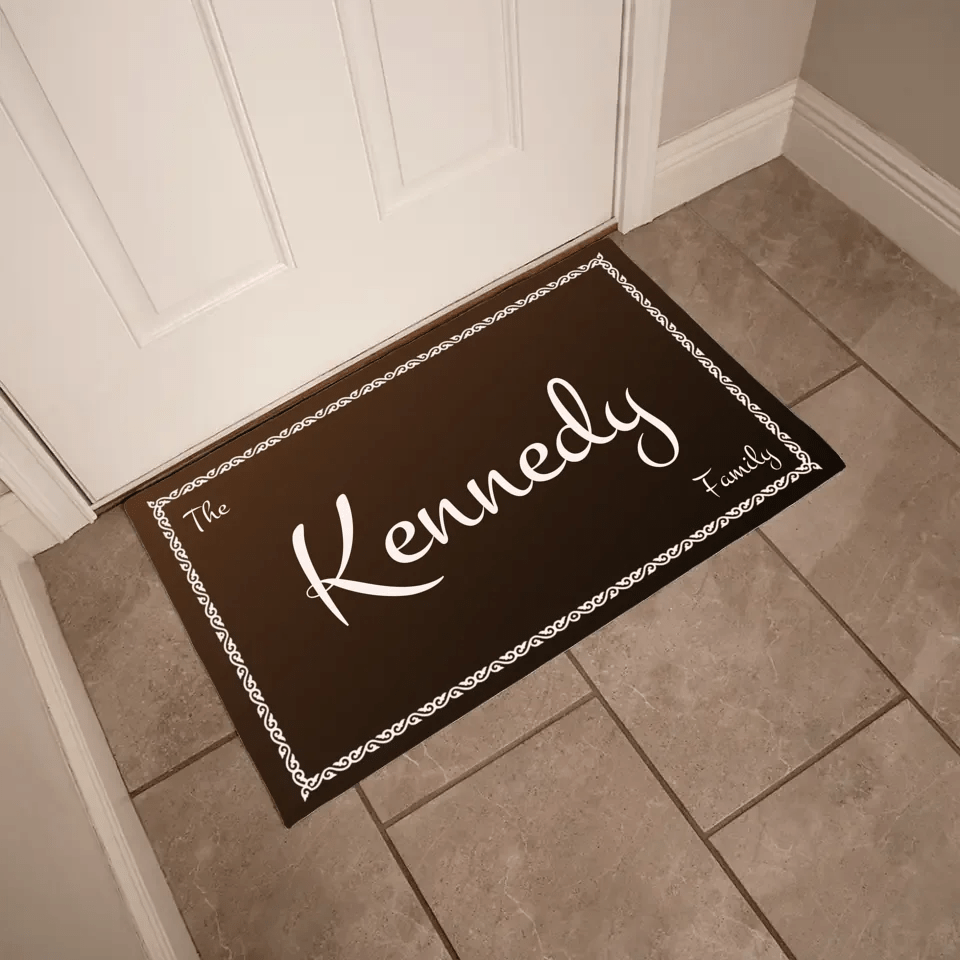 Family Name Welcome Mat