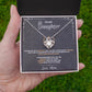 [ALMOST GONE] To My Daughter Fairytale Princess - Love Knot Necklace