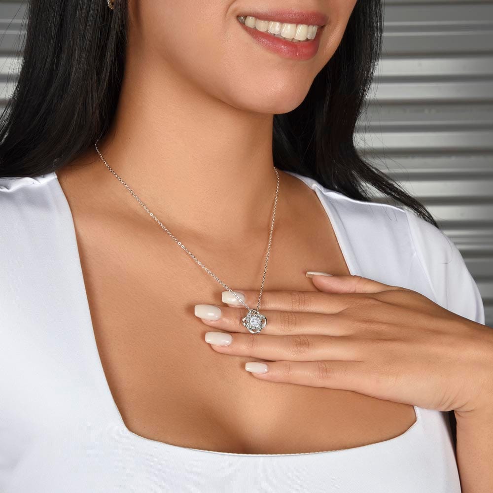 [ALMOST GONE] To My Daughter Fairytale Princess - Love Knot Necklace