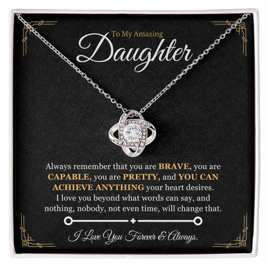 My daughter, you are Brave, Capable and Pretty - ADJ