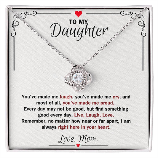 My Daughter, You've Made Me Proud Necklace