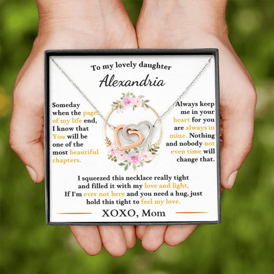 Personalized To My Daughter You Are Always In My Heart Necklace