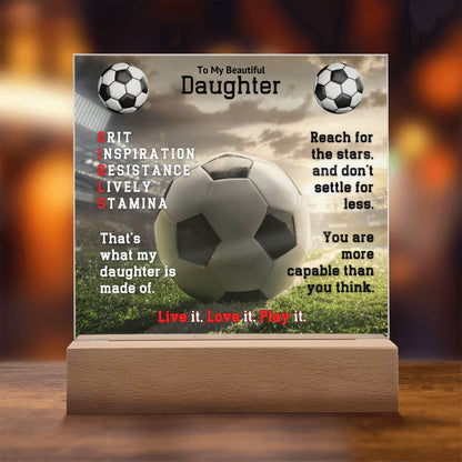 To My Daughter, G.I.R.L.S. Plaque