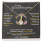 To My Granddaughter, Hold This Tight To Feel My Love - Alluring Beauty Necklace