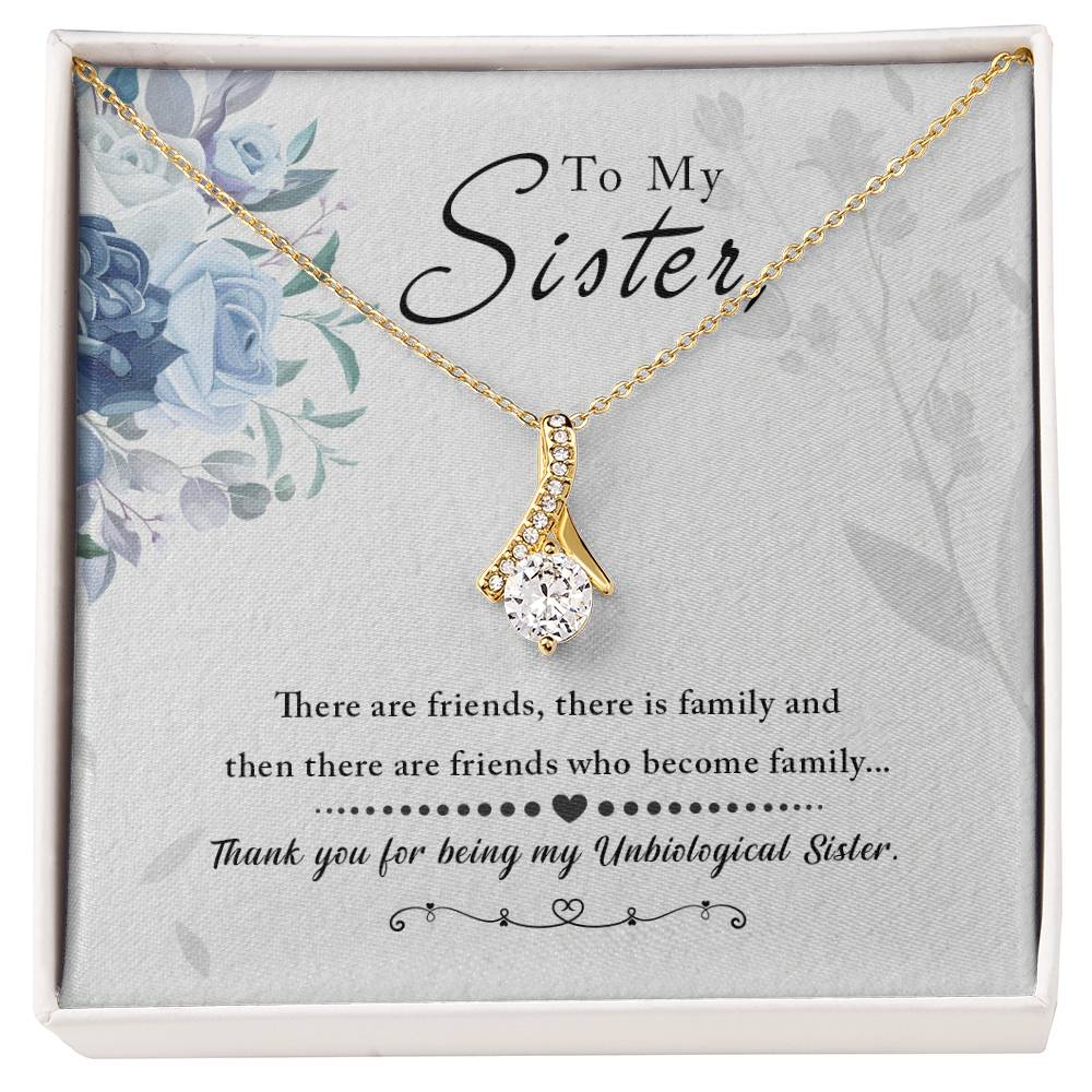 To My Sister, Thank You For Everything - Alluring Beauty Necklace