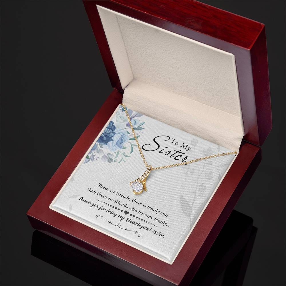 To My Sister, Thank You For Everything - Alluring Beauty Necklace