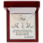 To My Wife, You Are My Queen Forever - Alluring Beauty Necklace
