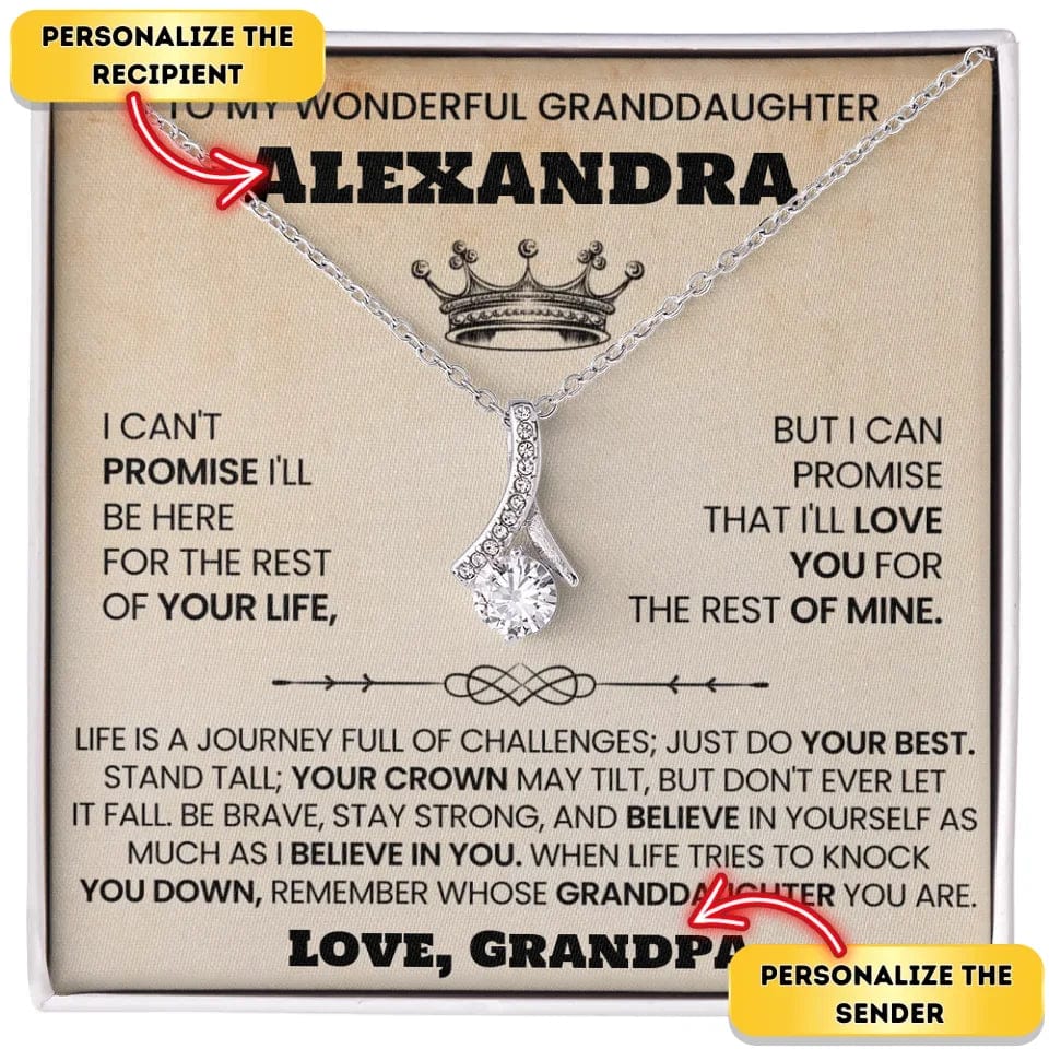 Grandpa's Crown - To My Granddaughter