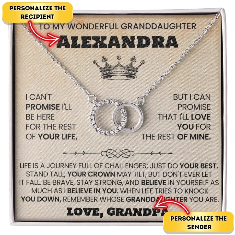 Grandpa's Crown - To My Granddaughter