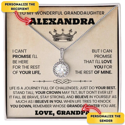 Grandpa's Crown - To My Granddaughter