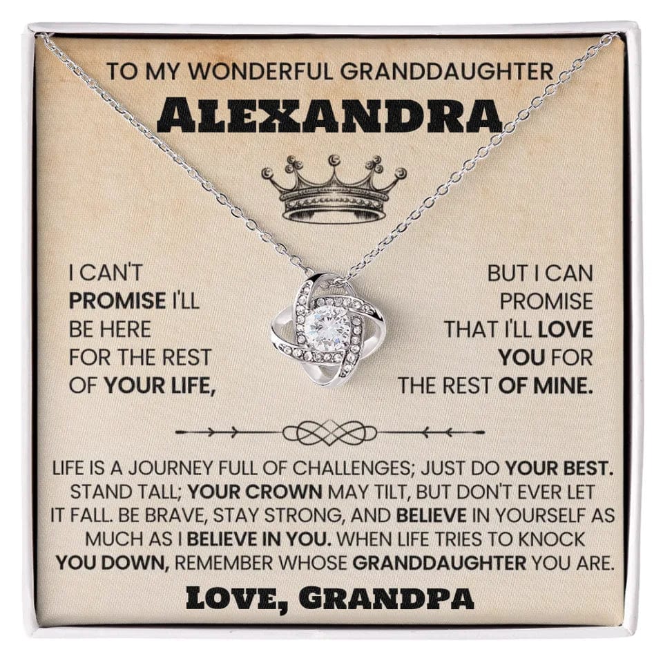 Grandpa's Crown - To My Granddaughter