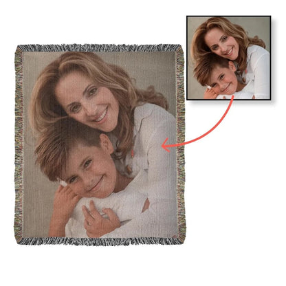 Personalized Big Hug Blanket - Mother To Daughter