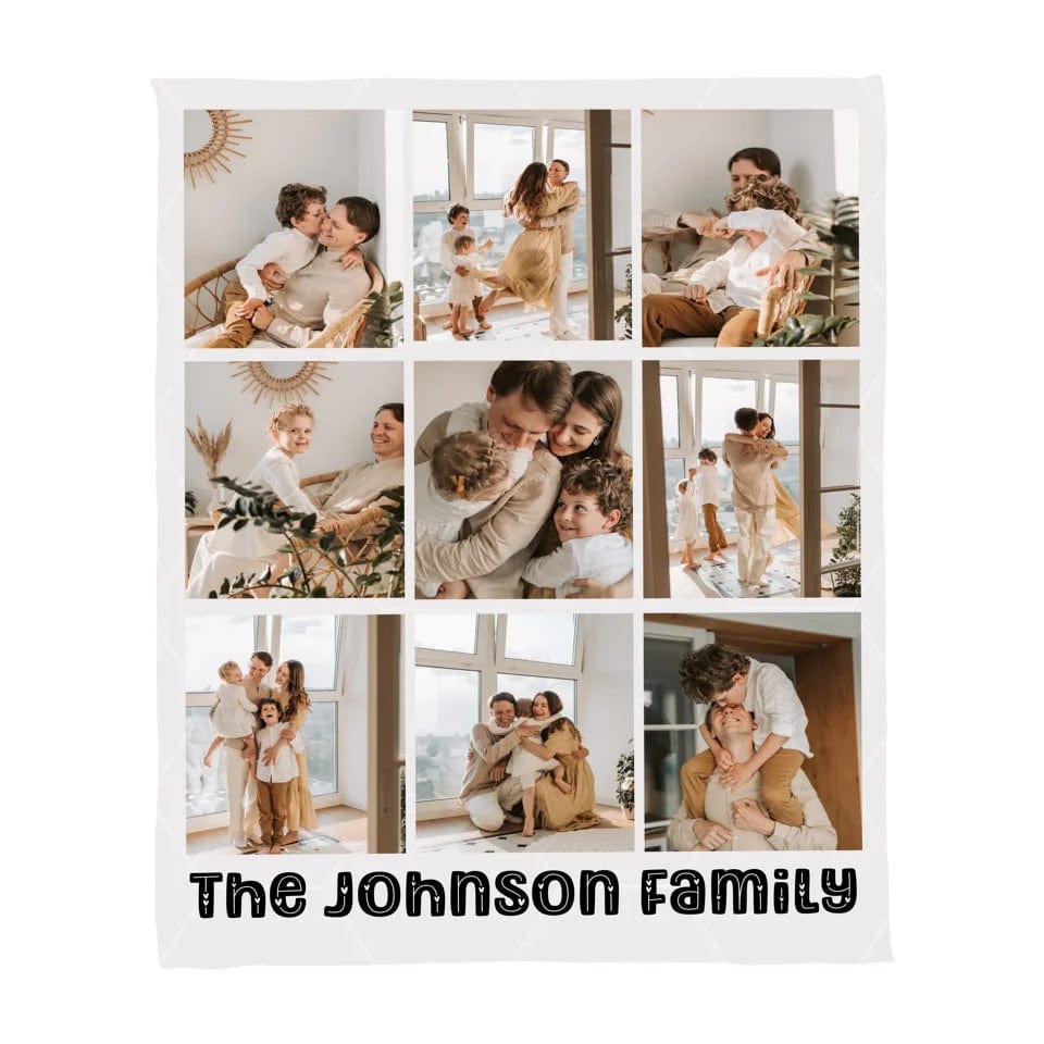 Personalized Family Blanket