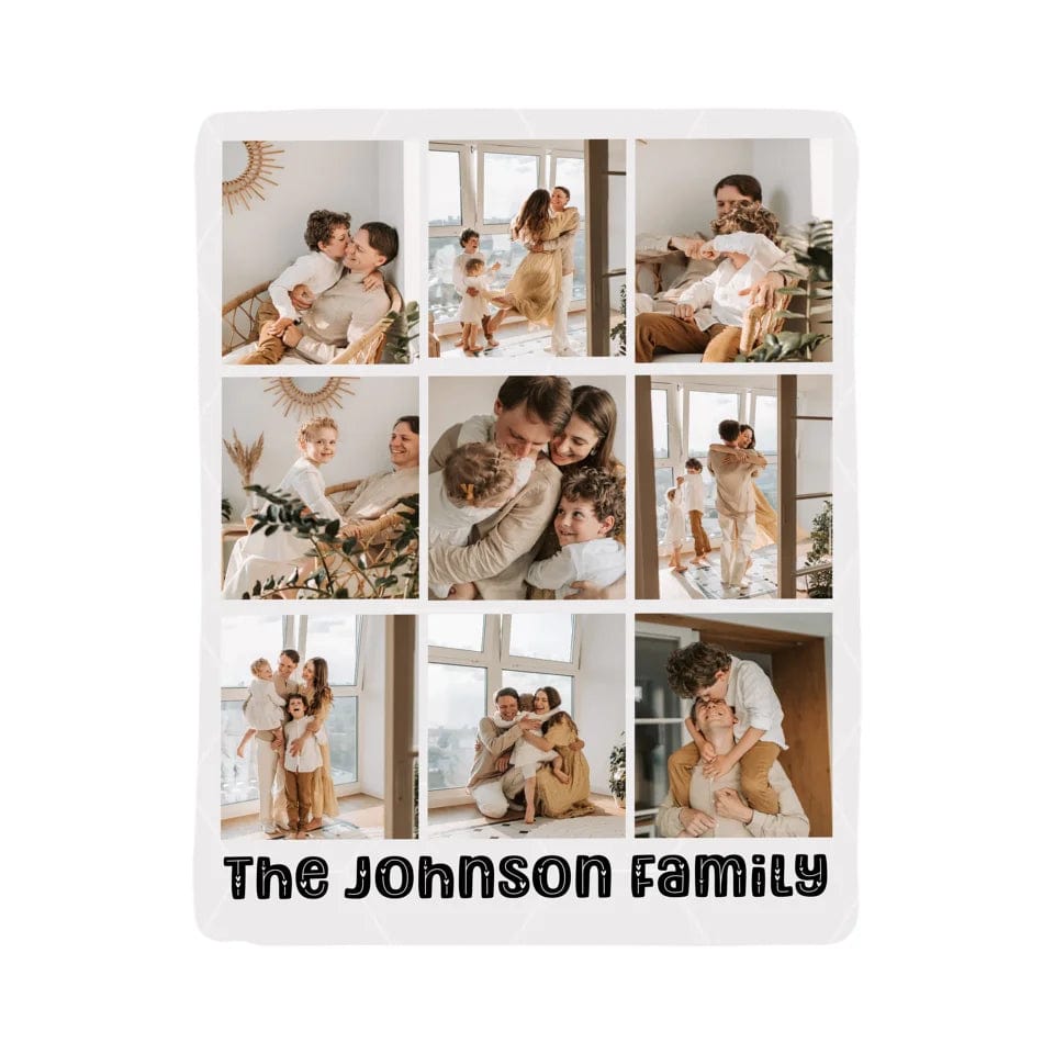 Personalized Family Blanket