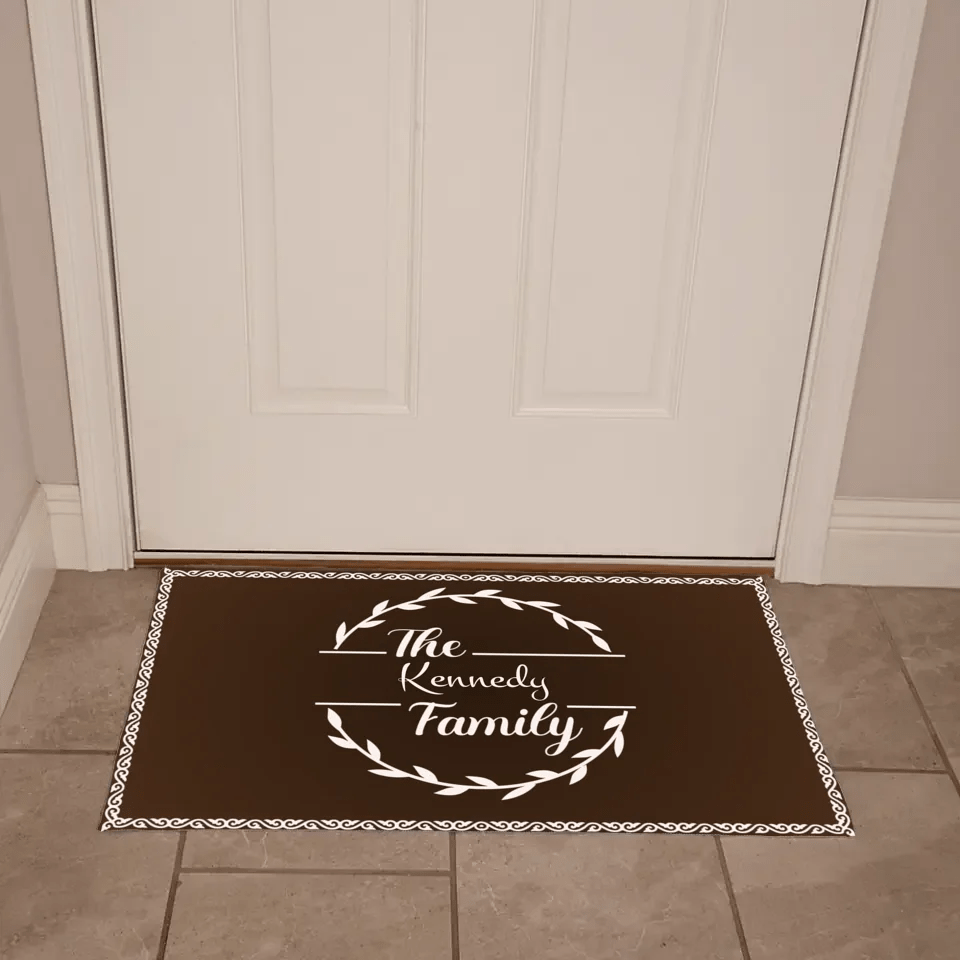 Regal Family Name Welcome Mat