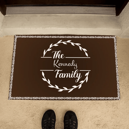 Regal Family Name Welcome Mat