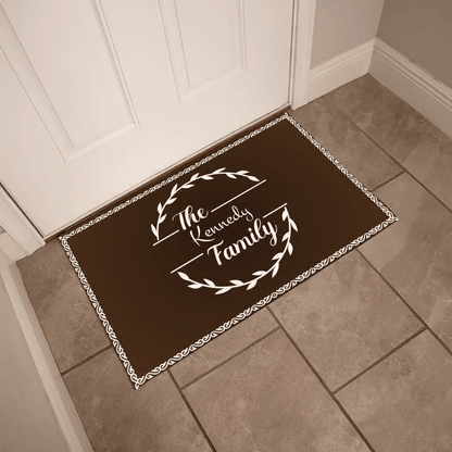 Regal Family Name Welcome Mat