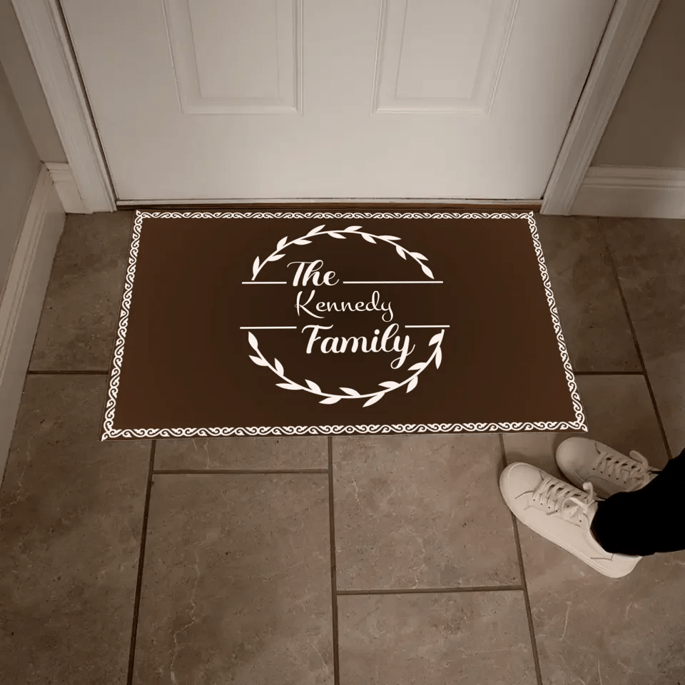 Regal Family Name Welcome Mat