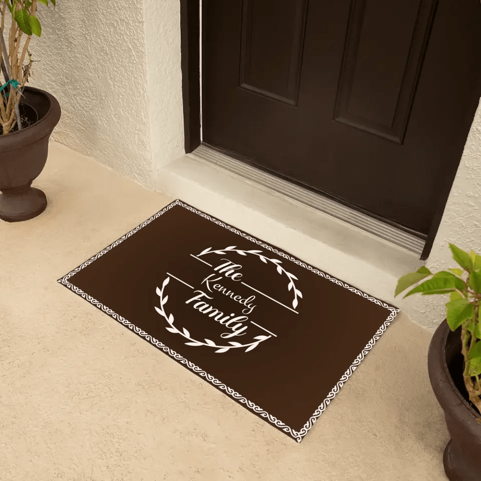 Regal Family Name Welcome Mat